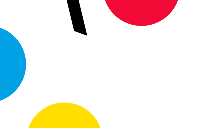 abstract image of Quad logo fractiles on white background