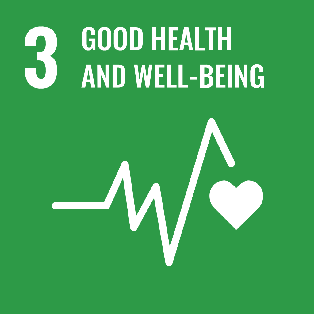 United Nations Sustainable Development Goal for Good Health and Well-being icon