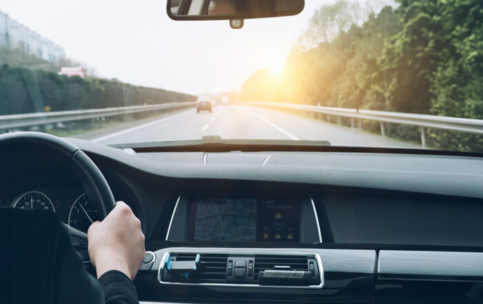 person driving