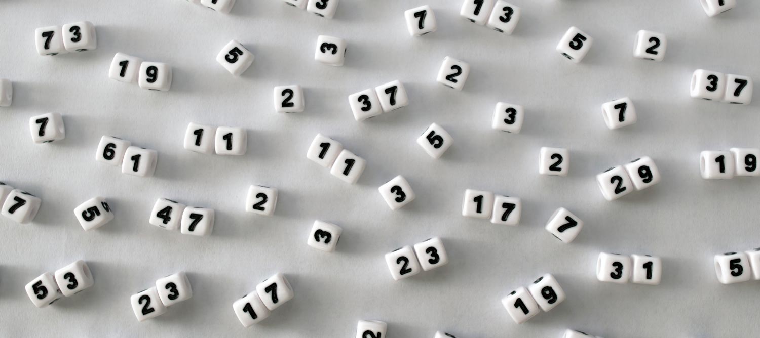 table showing dice