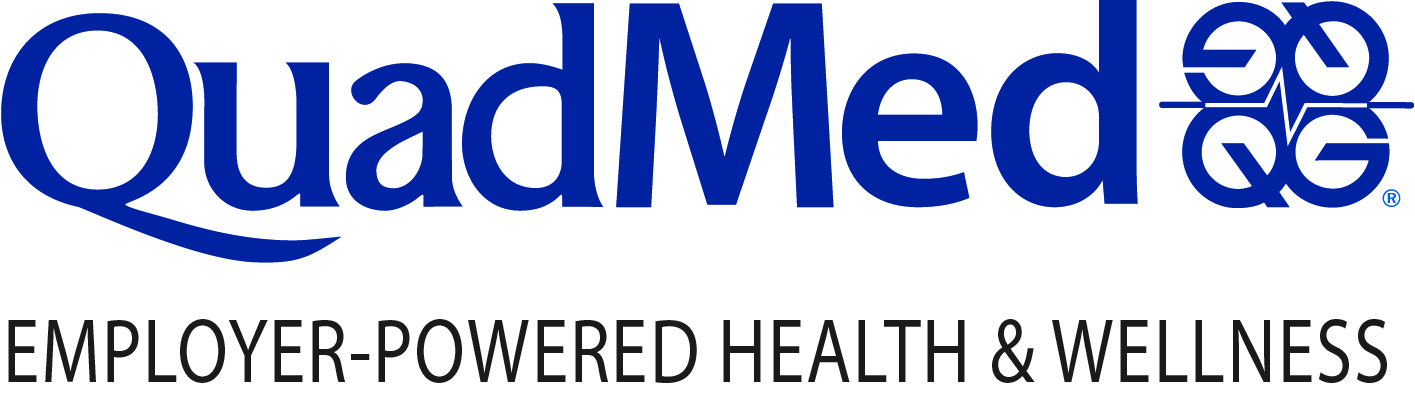 quadmed employer-powered health and wellness logo