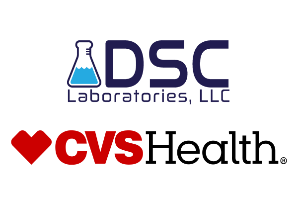 DSC Laboratories and CVS Health logos