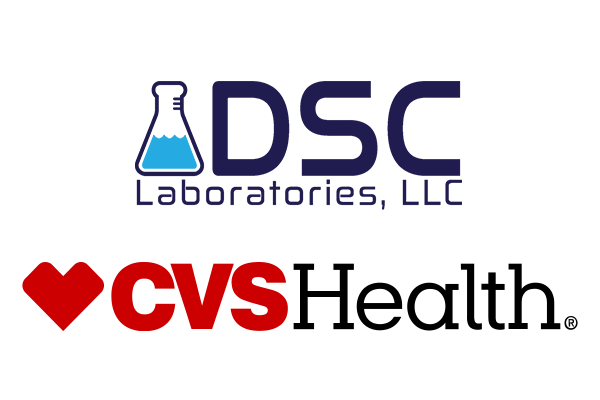 DSC Laboratories and CVS Health logos