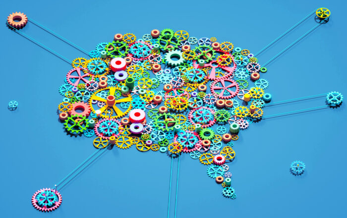 Brain made of gears