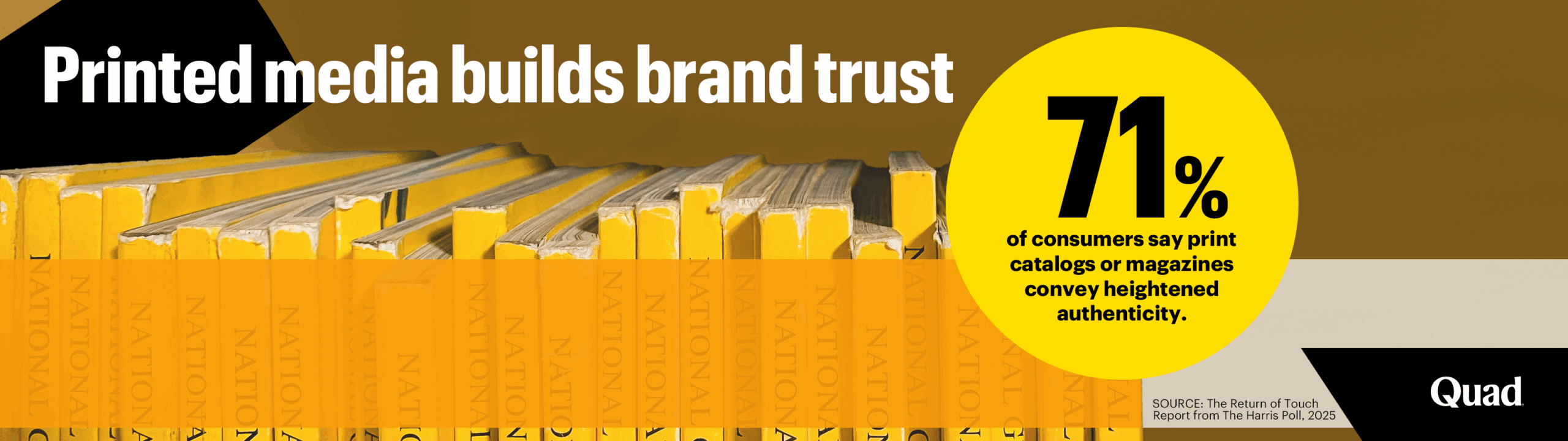 Printed media builds trust stratistc Printed media builds trust: 71% of consumers say print catalogs or magazines convey heightened authenticity