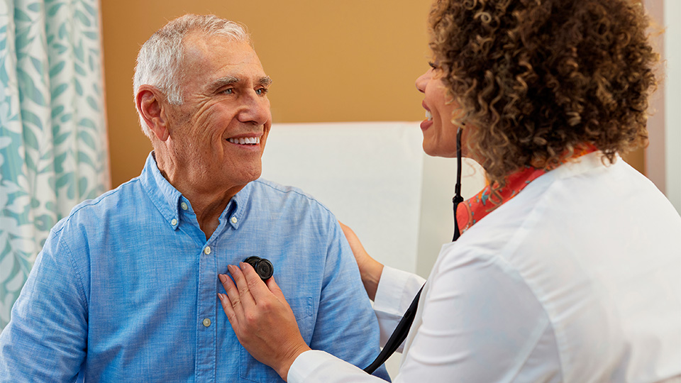 Elderly patient annual check-up with an InnovAge doctor