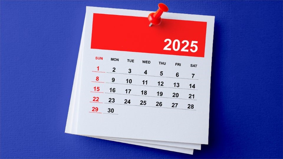 2025 calendar