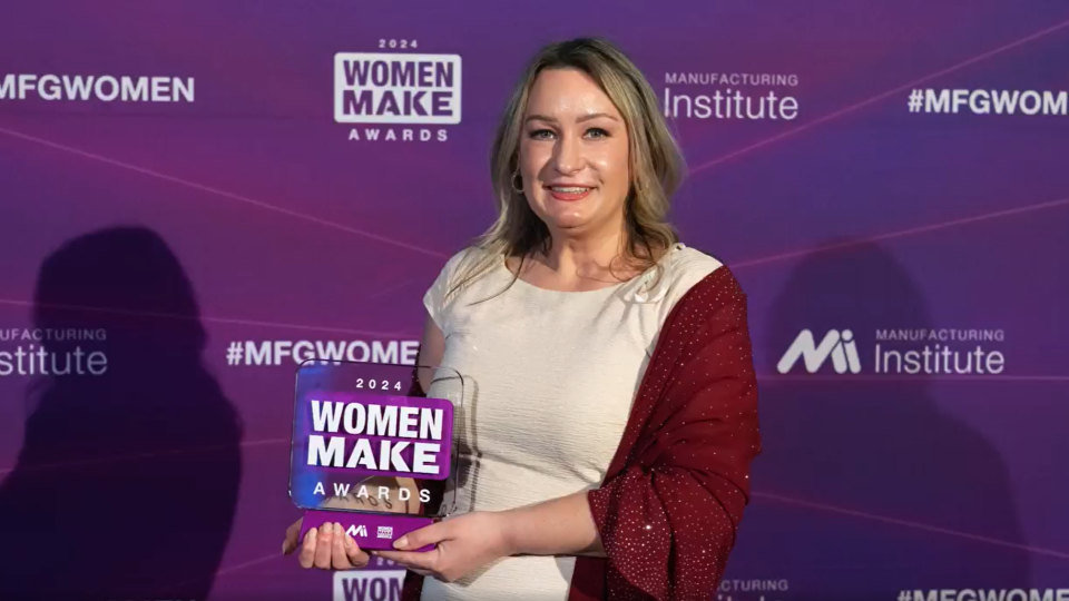 Empowering excellence: Rebecca Holappa recognized for 2024 Manufacturing Institute’s Women MAKE Award