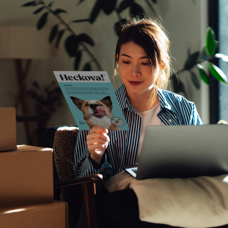 Quad fractiles on blue background abstract image of Quad logo fractiles on blue background
