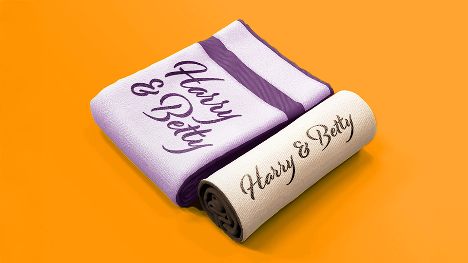 Custom branded beach towels