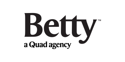 Betty, a Quad agency, logo