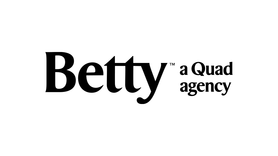 Betty, a Quad agency logo