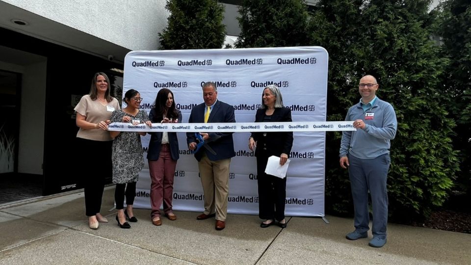 Sheboygan's InHealth Center ribbon cutting ceremony with QuadMed