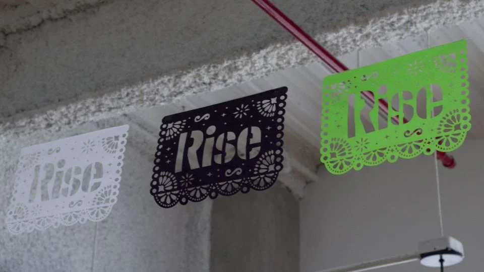 Papel picado for Rise, a Quad agency