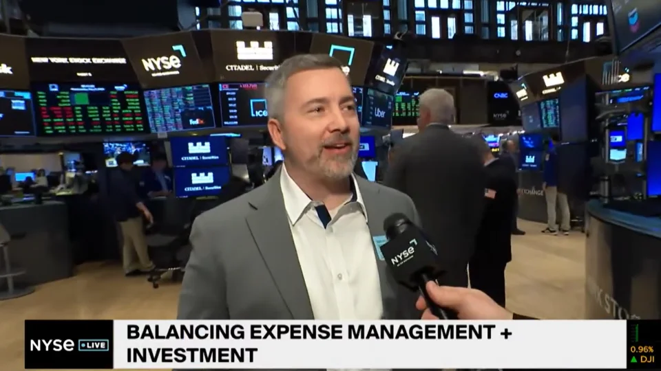 Tony Staniak speaking with NYSE Live