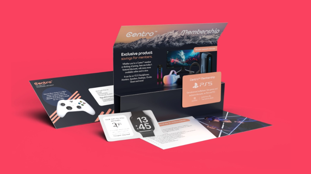 Direct mail examples completed for Centro Direct mail examples completed for Centro