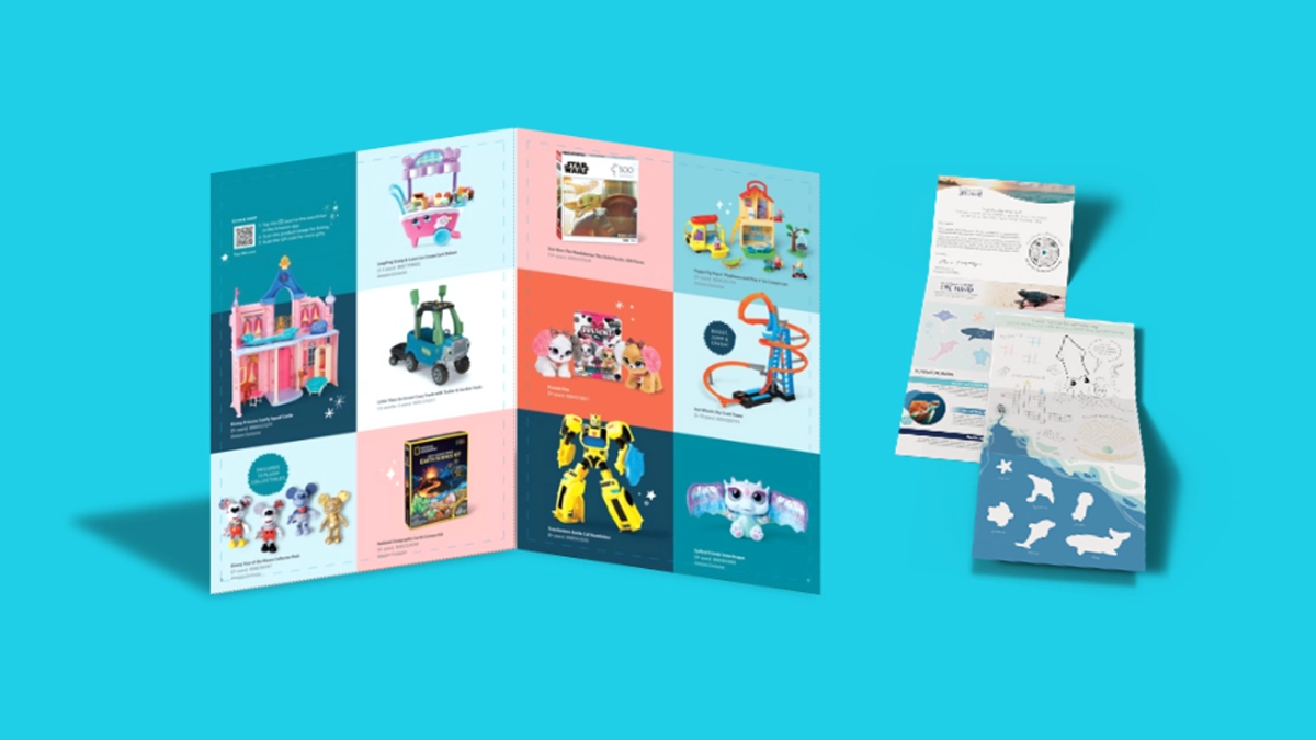 Direct mail examples for a client advertising toys Direct mail examples for a client advertising toys
