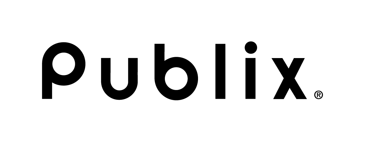 Publix logo in black and white